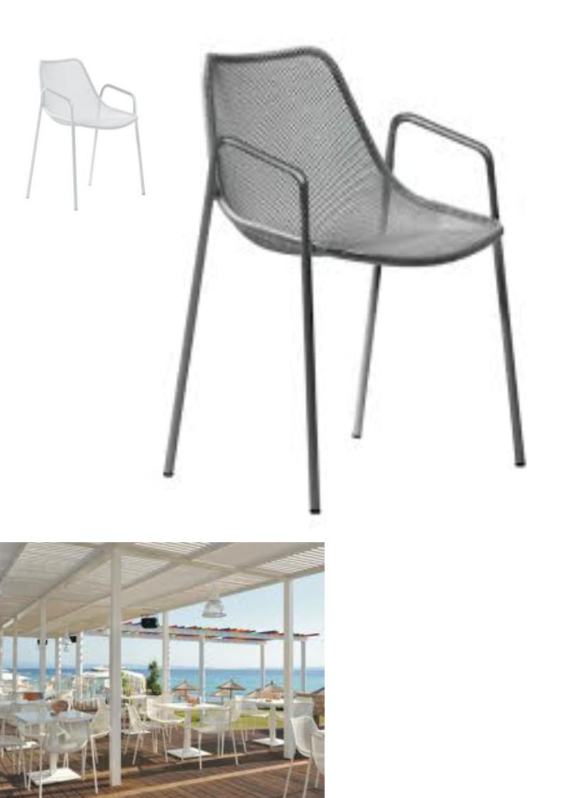 1.3.30<br>Deze stijlvolle metalen stoel heeft is stapelbaar en comfortabel. Probeer hem uit in onze toonzaal !