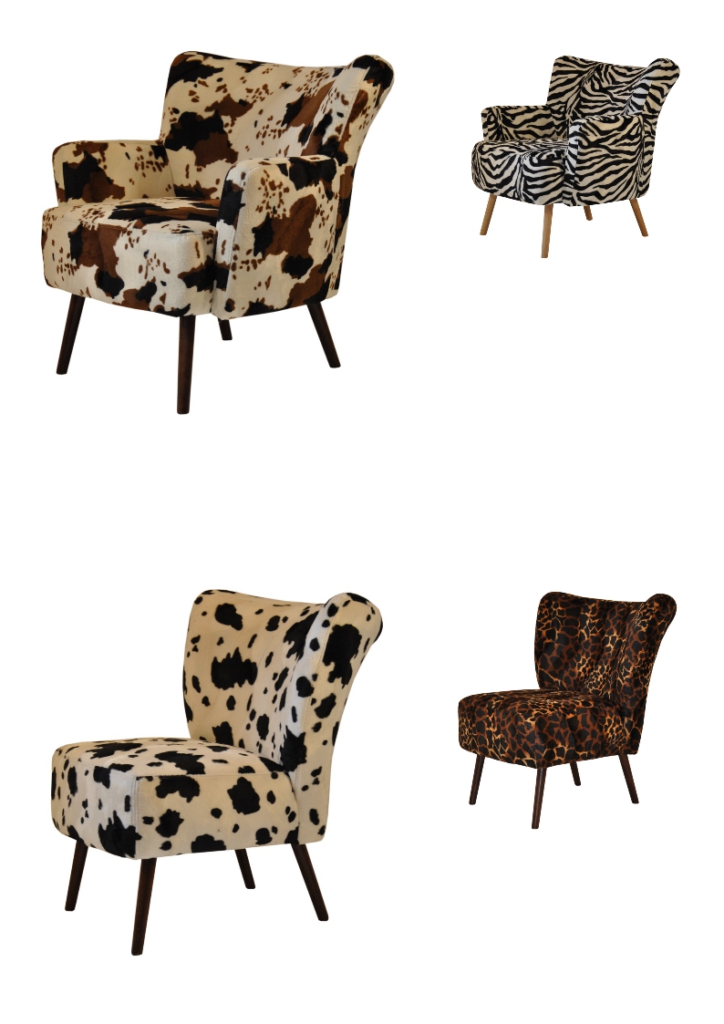 5.1.6<br>Donnez à votre fauteuil vintage un look particulier avec nos tissu 'Animal'
