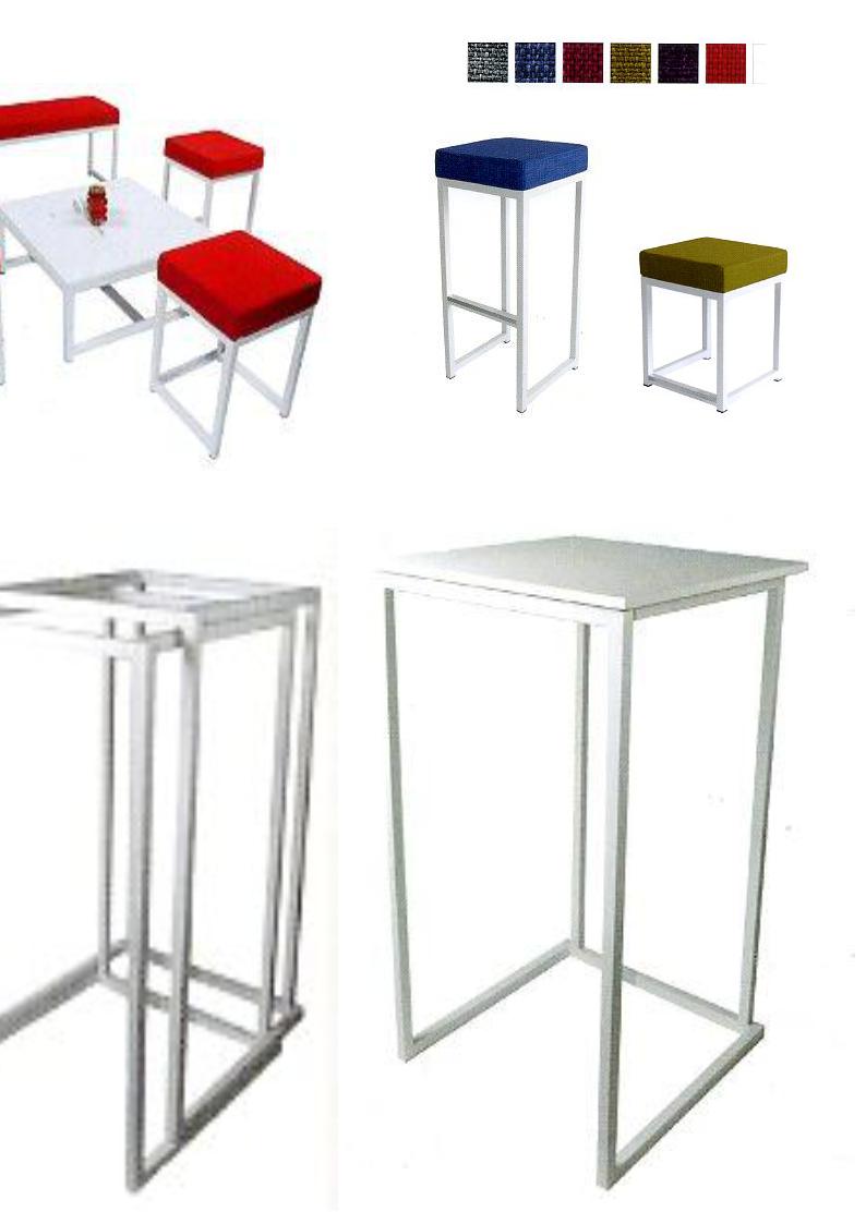 4.4.12<br>Stijlvolle STAPELBARE staantafel: strak & modern. Barkrukken & toebehoren ook beschikbaar.