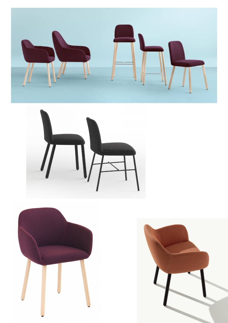 1.1.8<br>deze hedendaagse stoelen kunnen in alle kleuren worden afgewerkt