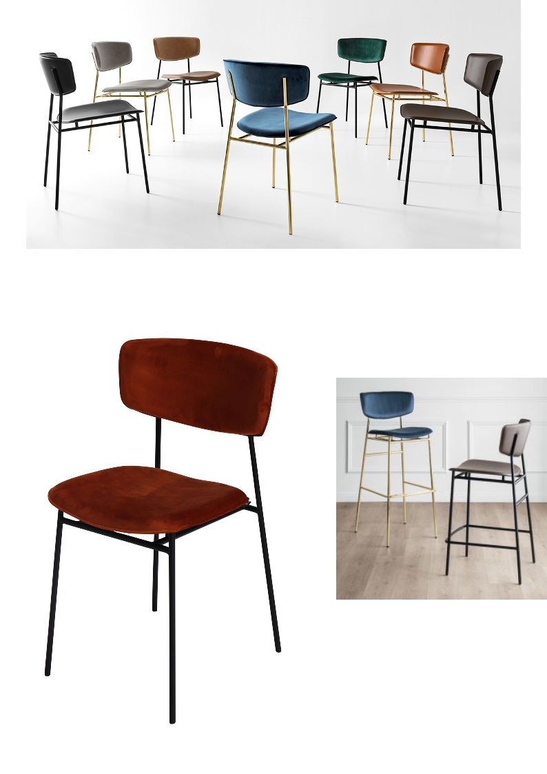 1.3.18<br>deze vintage fifties stoel heeft een elegant metalen frame en is beschikbaar in veel kleuren