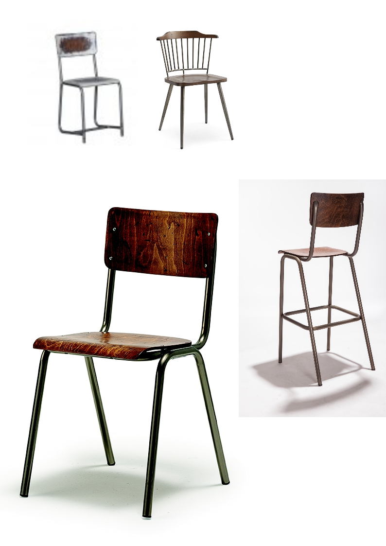 1.3.21<br>Deze vintage stoel kan in vele kleur-combinaties. 